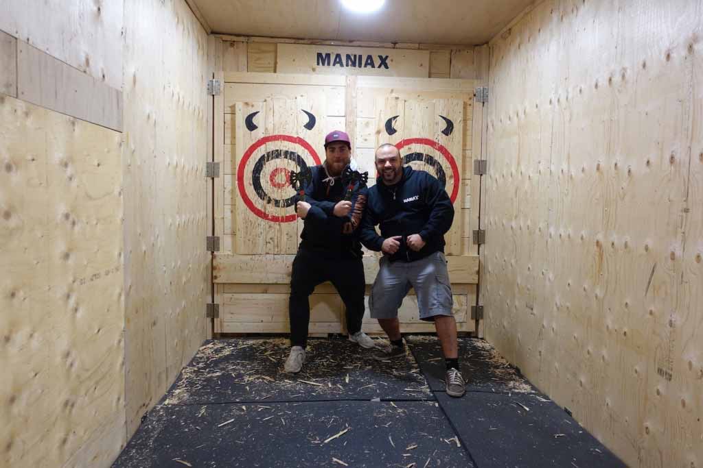 Maniax Laval / Axe Throwing / Phil Roy