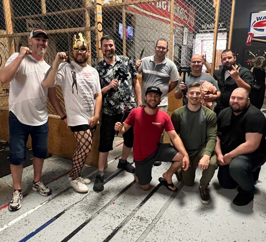 Maniax Laval / Axe Throwing / Bachelor Party