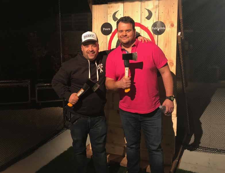 Maniax Laval / Axe Throwing / Philippe Laprise